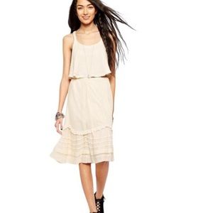 Free People Calida Crop and Midi Skirt Set
